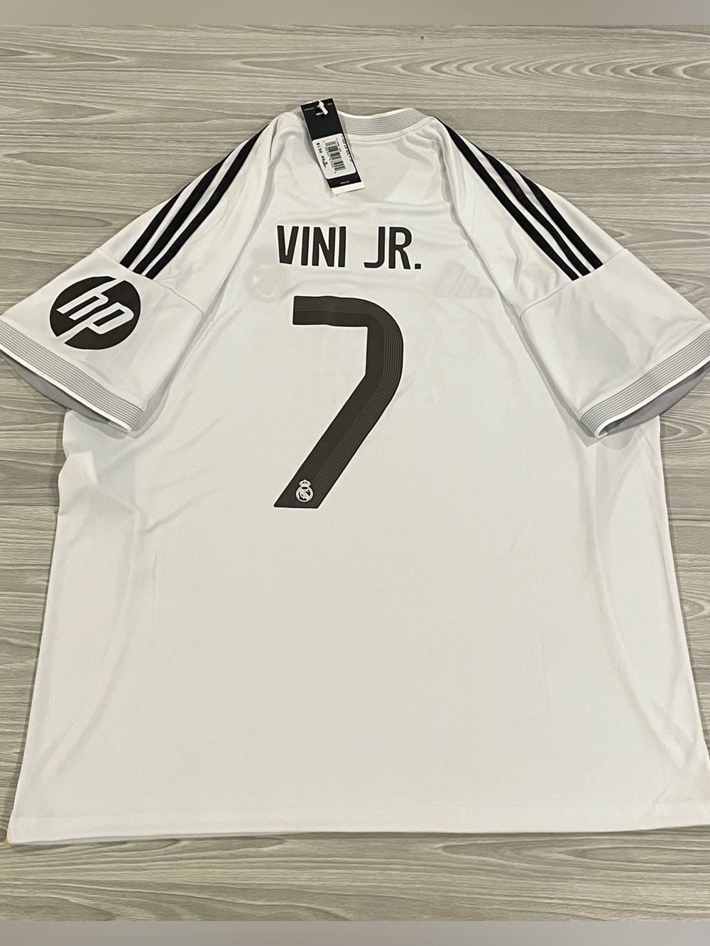 New! Adidas 2025/26 Real Madrid Vini Jr #7 Home Soccer Jersey Men’s Size 2XL